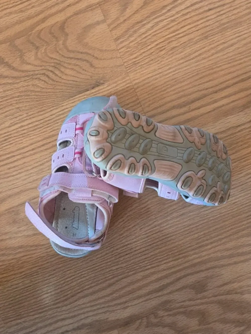 Sandal for kids closed Toe with protective wide toe size 12